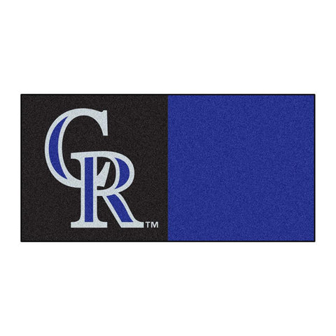 Colorado Rockies MLB Team Logo Carpet Tiles