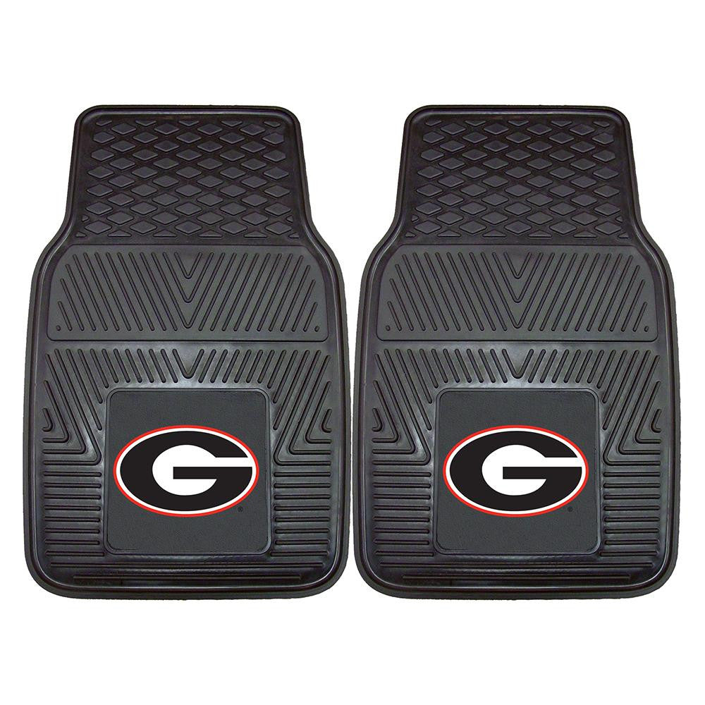 Georgia Bulldogs Ncaa Heavy Duty 2-piece Vinyl Car Mats (18"x27")