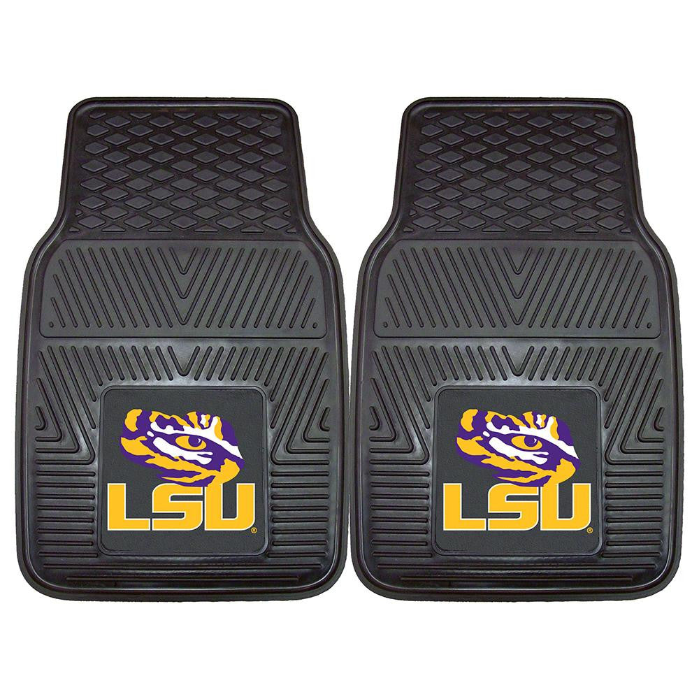 Lsu Tigers Ncaa Heavy Duty 2-piece Vinyl Car Mats (18"x27")