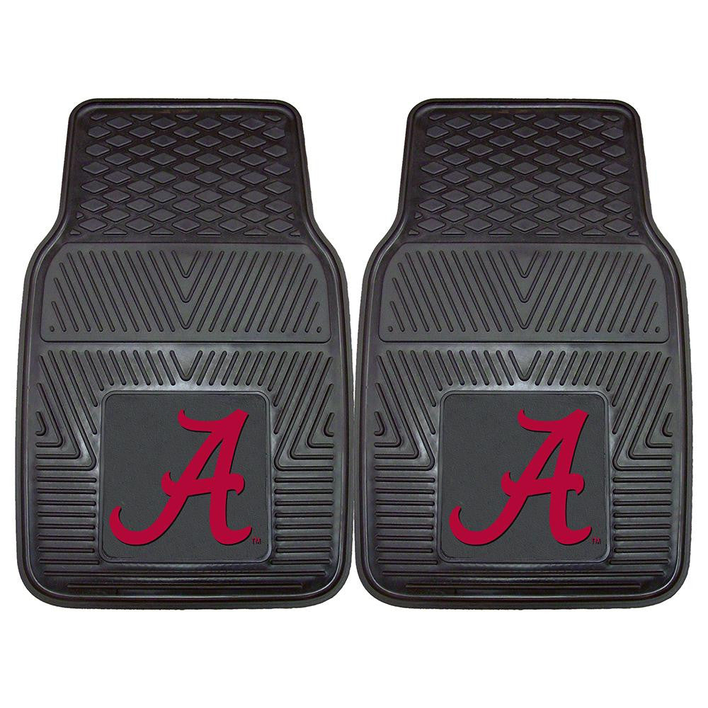 Alabama Crimson Tide Ncaa Heavy Duty 2-piece Vinyl Car Mats (18"x27")