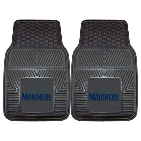 Seattle Mariners MLB Heavy Duty 2-Piece Vinyl Car Mats (18x27)