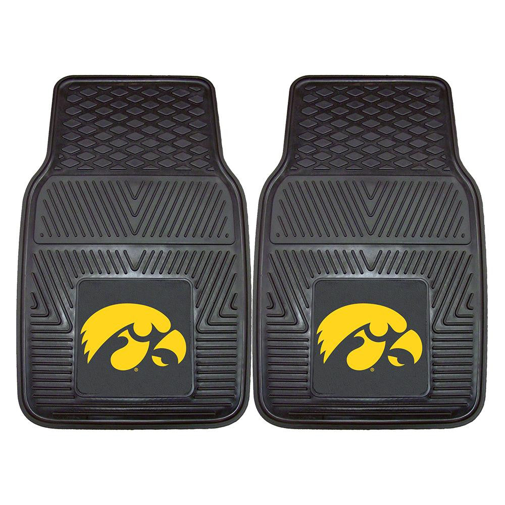 Iowa Hawkeyes Ncaa Heavy Duty 2-piece Vinyl Car Mats (18"x27")