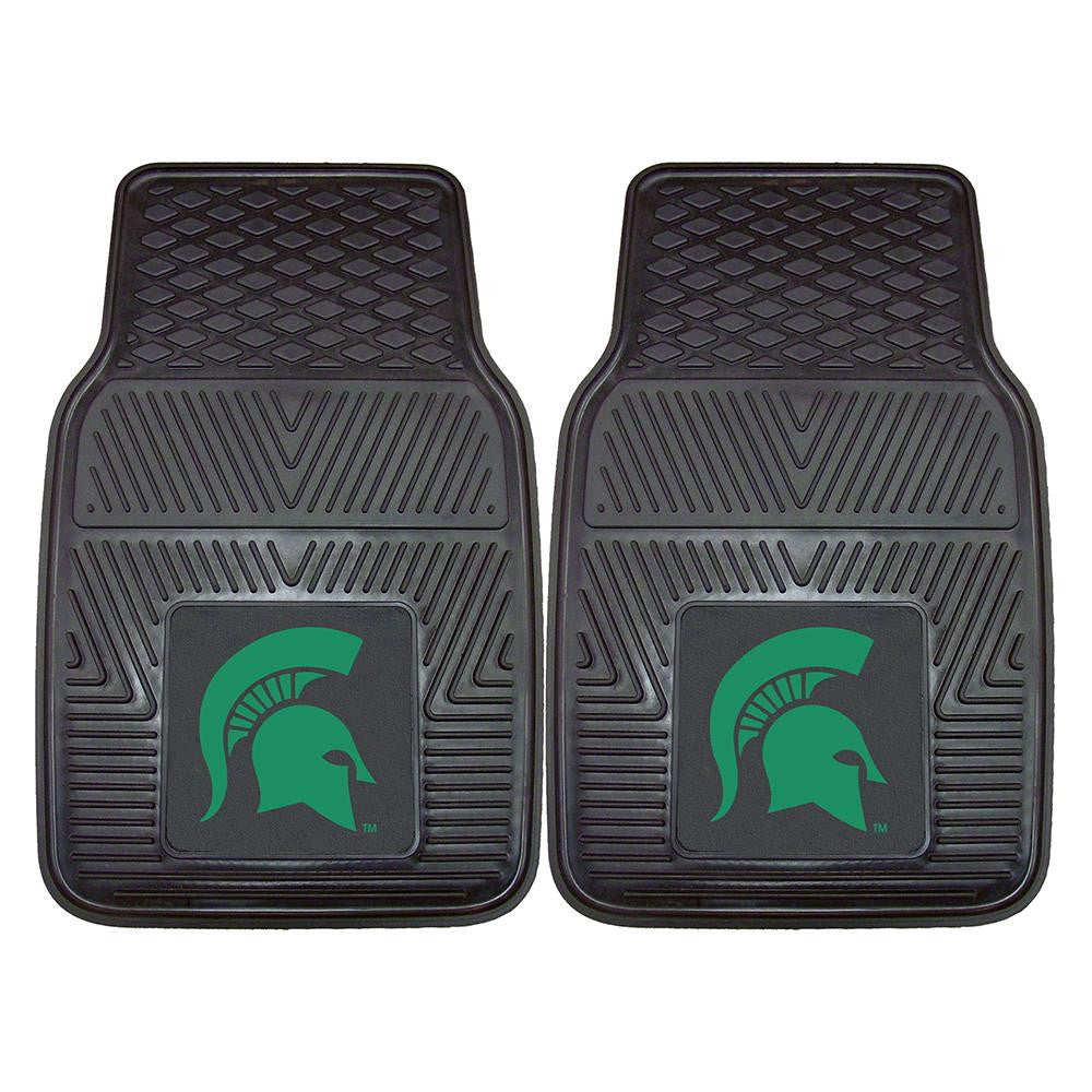 Michigan State Spartans Ncaa Heavy Duty 2-piece Vinyl Car Mats (18"x27")