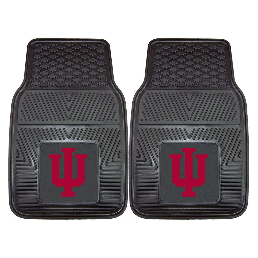 Indiana Hoosiers Ncaa Heavy Duty 2-piece Vinyl Car Mats (18"x27")