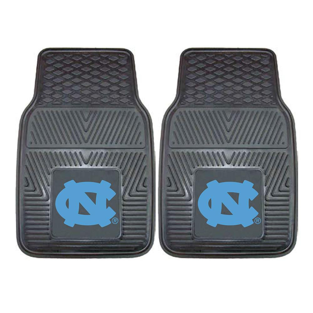 North Carolina Tar Heels Ncaa Heavy Duty 2-piece Vinyl Car Mats (18"x27")