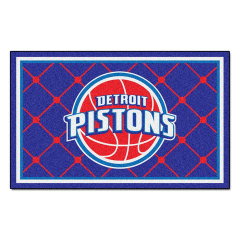 Detroit Pistons NBA 5x8 Rug (60x92)