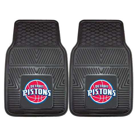 Detroit Pistons NBA Heavy Duty 2-Piece Vinyl Car Mats (18x27)
