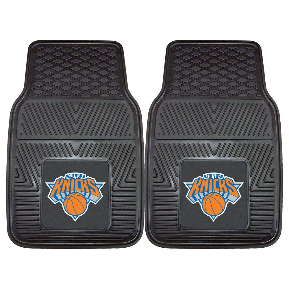 New York Knicks NBA Heavy Duty 2-Piece Vinyl Car Mats (18x27)