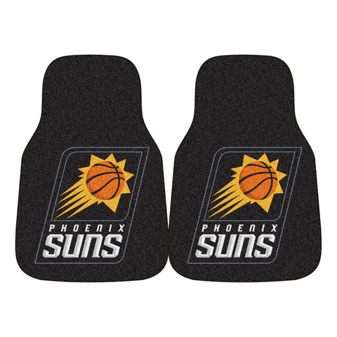 Phoenix Suns NBA 2-Piece Printed Carpet Car Mats (18x27)