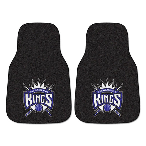 Sacramento Kings NBA 2-Piece Printed Carpet Car Mats (18x27)
