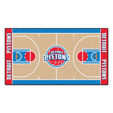 Detroit Pistons NBA 2x4 Court Runner (24x44)