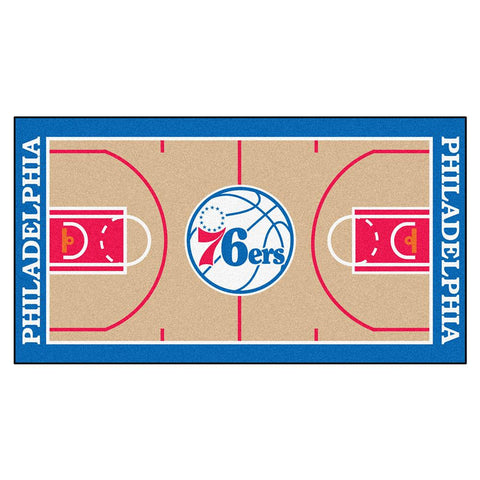 Philadelphia 76ers NBA 2x4 Court Runner (24x44)