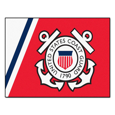 Us Coast Guard Armed Forces "all-star" Floor Mat (34"x45")