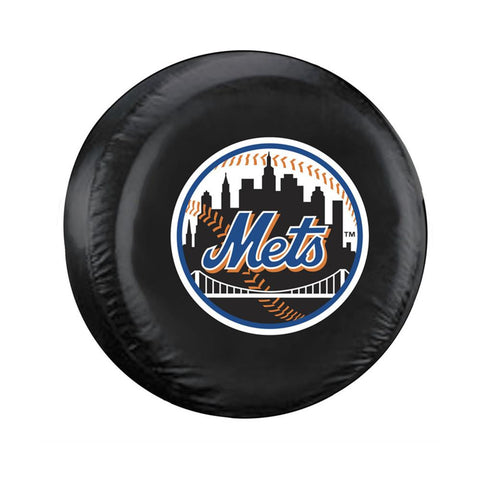 New York Mets MLB Spare Tire Cover (Large) (Black)