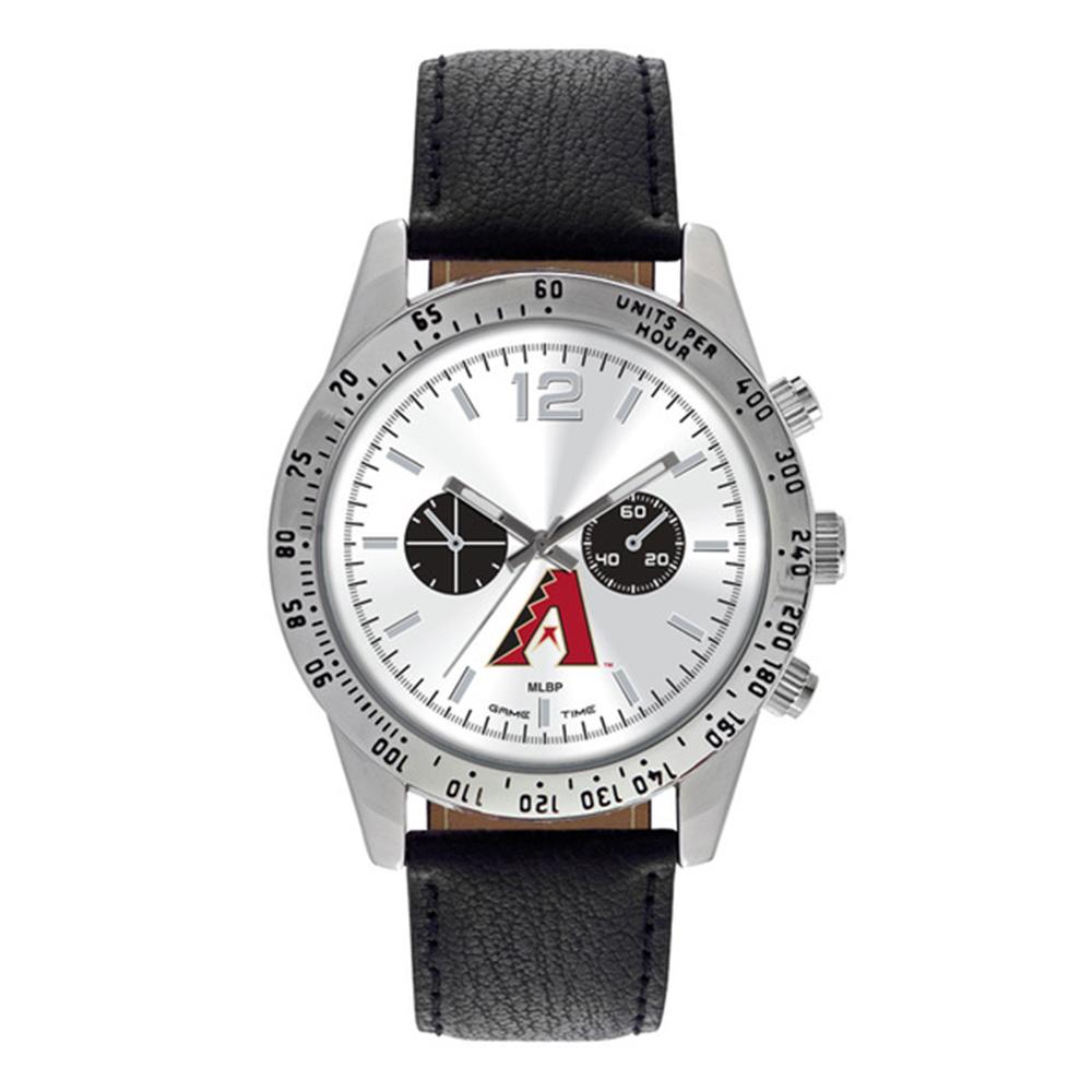 Arizona Diamondbacks Mlb Mens "letterman Series" Quartz Analog Watch
