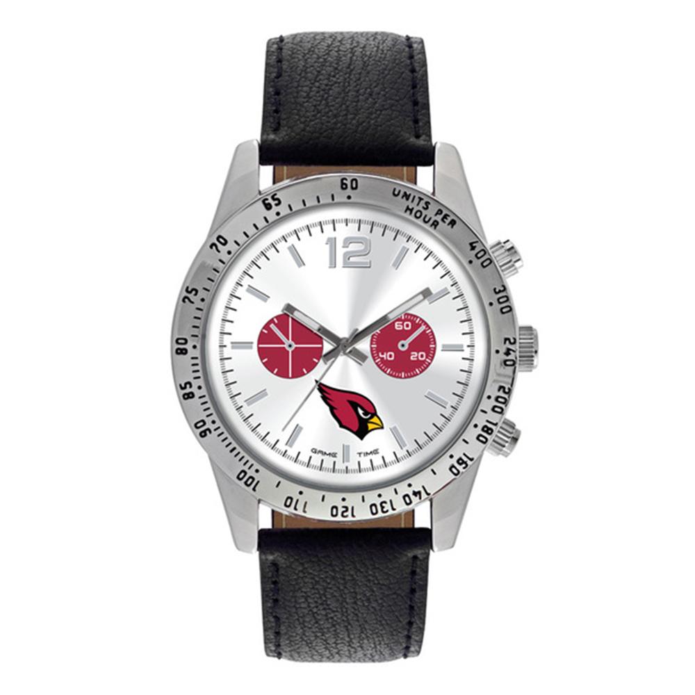 Arizona Cardinals Nfl Mens "letterman Series" Quartz Analog Watch