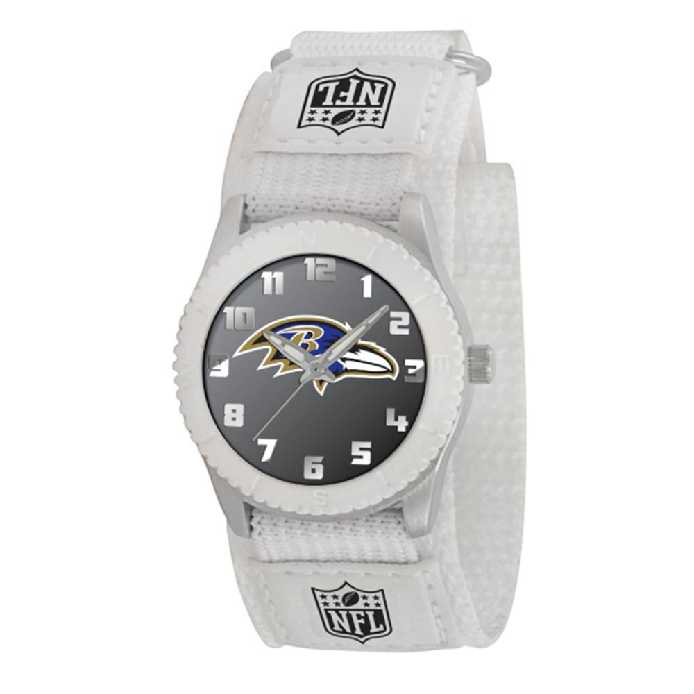 Baltimore Ravens Nfl Kids "rookie Series" Watch (white)