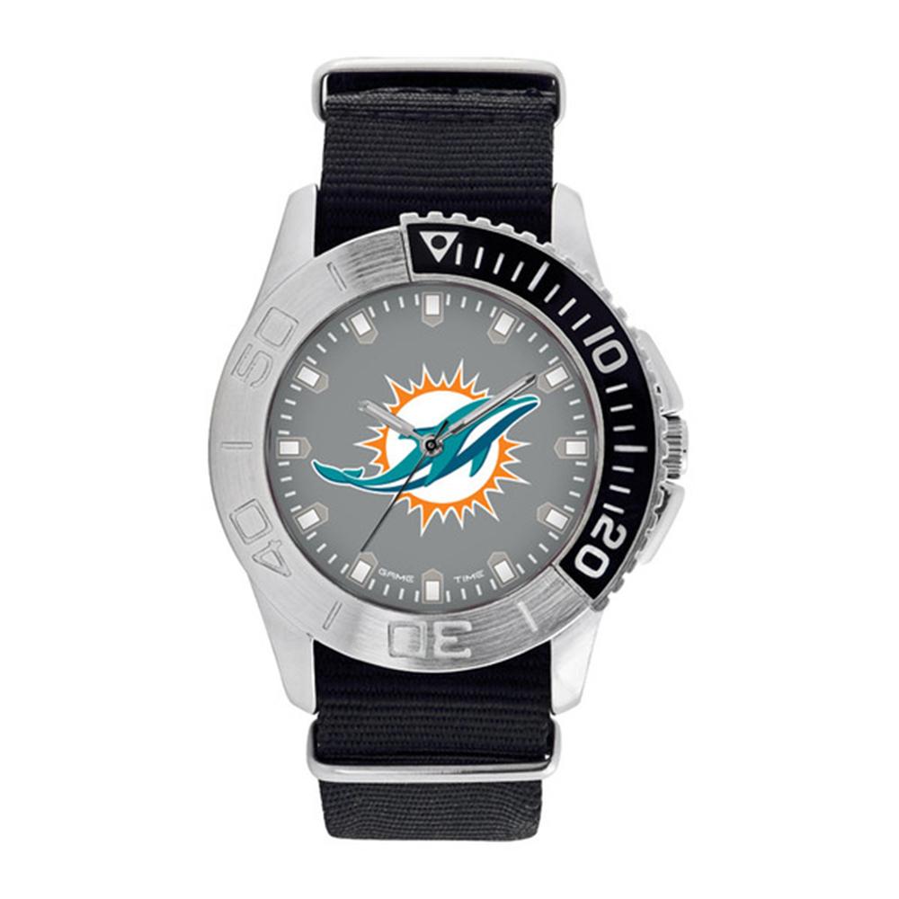Miami Dolphins Nfl Mens "starter Series" Quartz Analog Watch