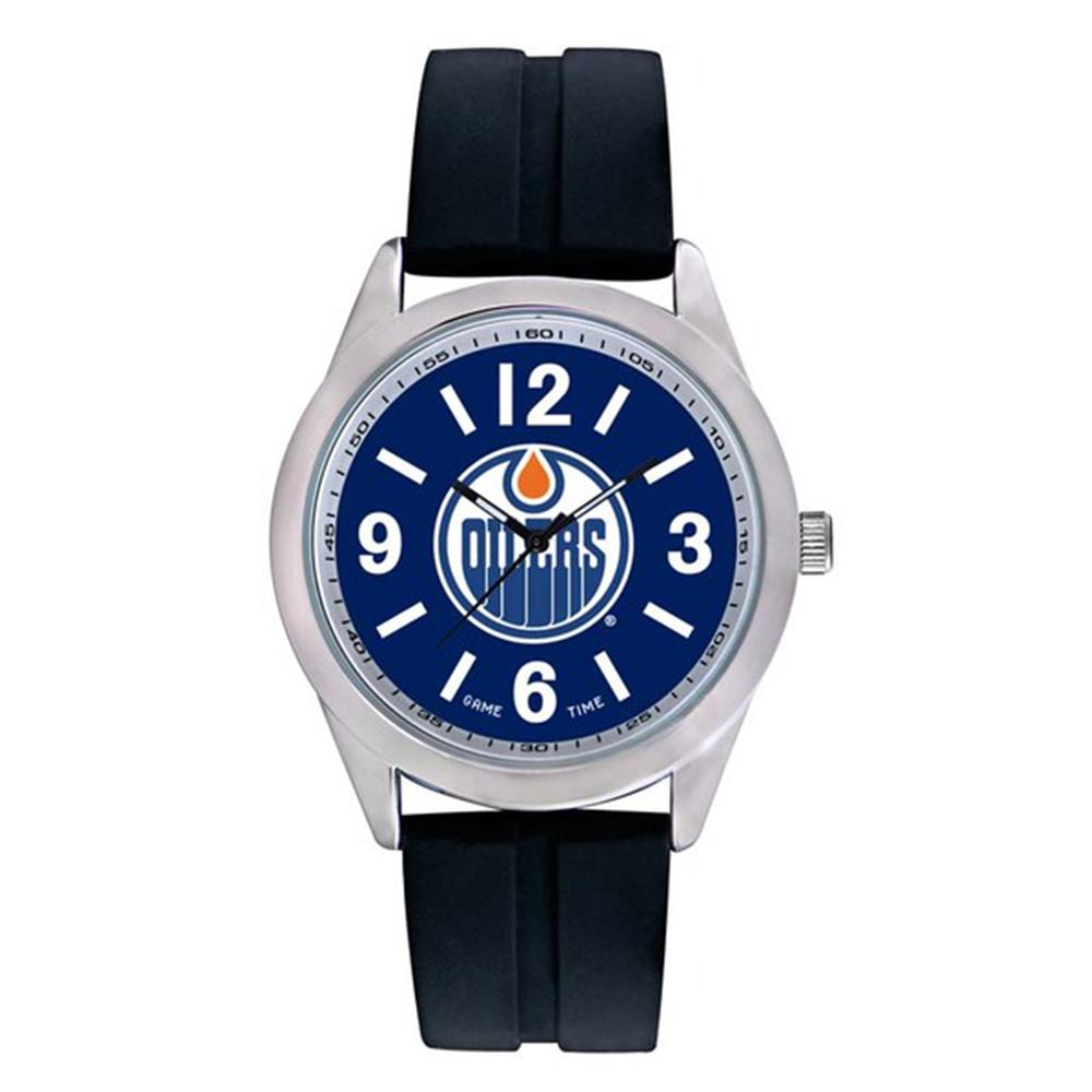 Edmonton Oilers Nhl Mens "varsity Series" Quartz Analog Watch