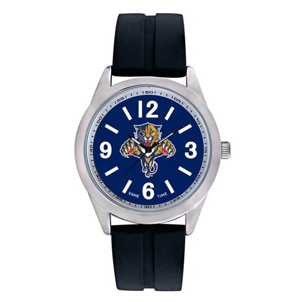 Florida Panthers Nhl Mens "varsity Series" Quartz Analog Watch