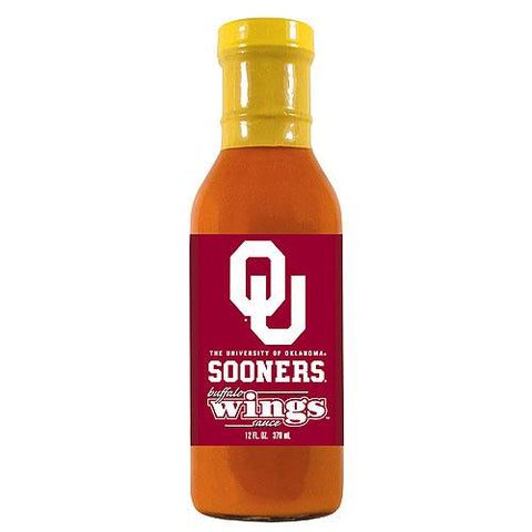 Oklahoma Sooners Ncaa Buffalo Wings Sauce - 12oz