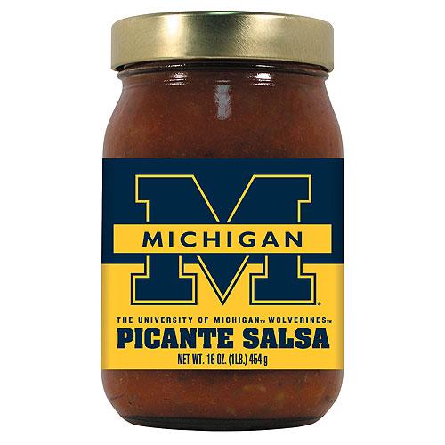 Michigan Wolverines Ncaa Picante Salsa - 16oz