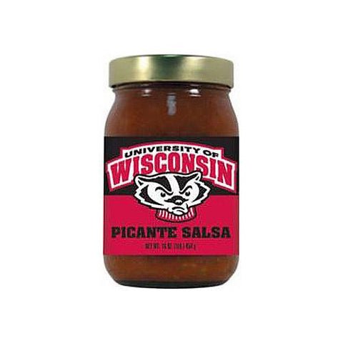 Wisconsin Badgers Ncaa Picante Salsa (md) (16oz)