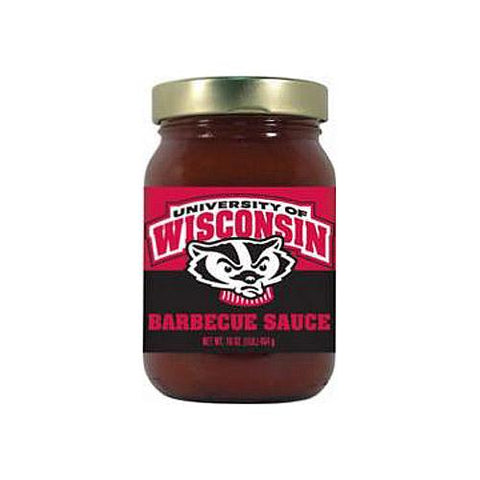 Wisconsin Badgers Ncaa Sweet & Smoky Bbq Sauce (16oz)
