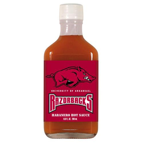 Arkansas Razorbacks Ncaa Habanero Hot Sauce In A Flask (6.6 Oz)