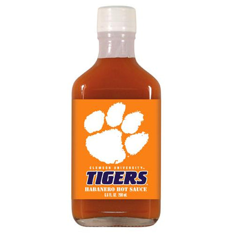 Clemson Tigers Ncaa Habanero Hot Sauce In A Flask (6.6 Oz)