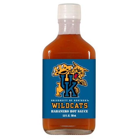Kentucky Wildcats Ncaa Habanero Hot Sauce In A Flask (6.6 Oz)