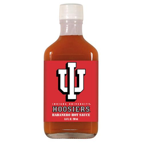 Indiana Hoosiers Ncaa Habanero Hot Sauce In A Flask (6.6 Oz)