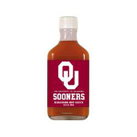 Oklahoma Sooners Ncaa Habanero Hot Sauce In A Flask (6.6 Oz)