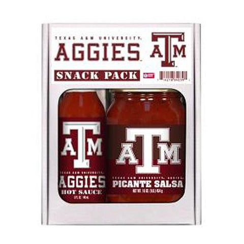 Texas A&m Aggies Ncaa Snack Pack (5oz Hot Sauce, 16oz Picante Salsa)