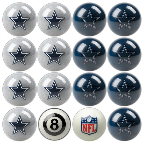 Dallas Cowboys NFL 8-Ball Billiard Set