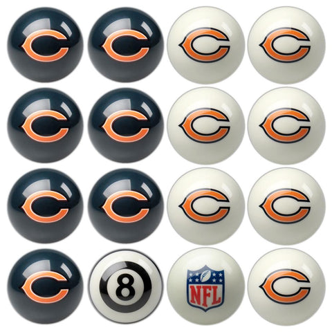 Chicago Bears NFL 8-Ball Billiard Set