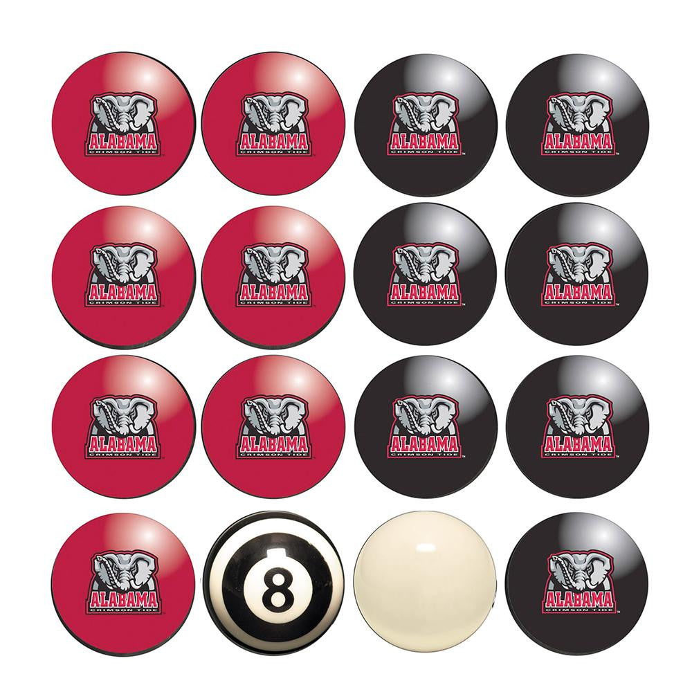 Alabama Crimson Tide Ncaa 8-ball Billiard Set