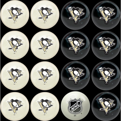 Pittsburgh Penguins NHL 8-Ball Billiard Set
