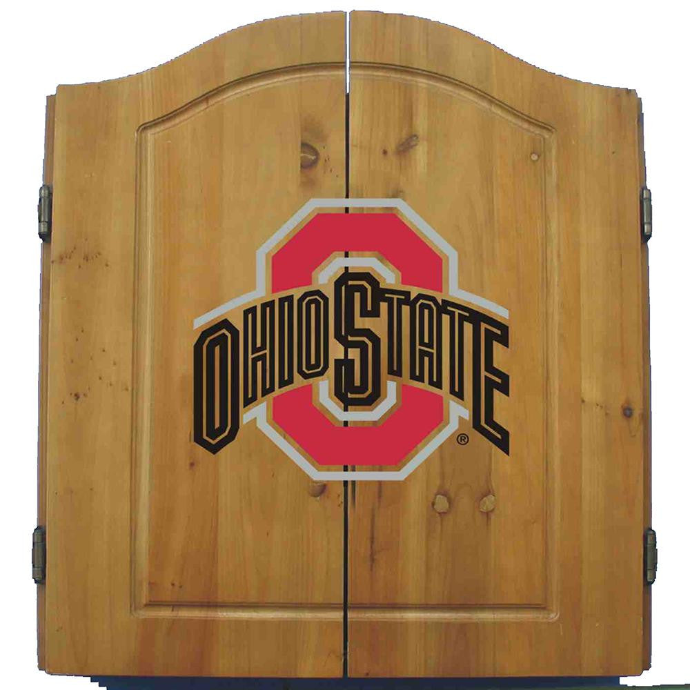 Ohio State Buckeyes Ncaa Dart Board W-cabinet
