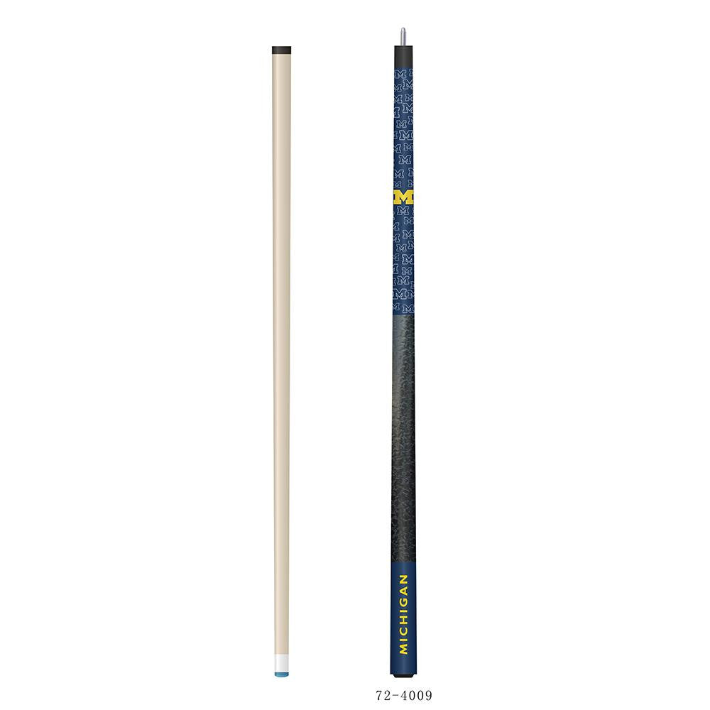 Michigan Wolverines Ncaa Cue And Carrying Case Set