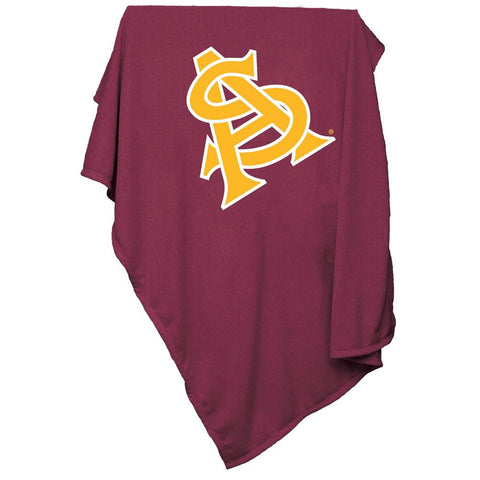 Arizona State Sun Devils Ncaa Sweatshirt Blanket Throw