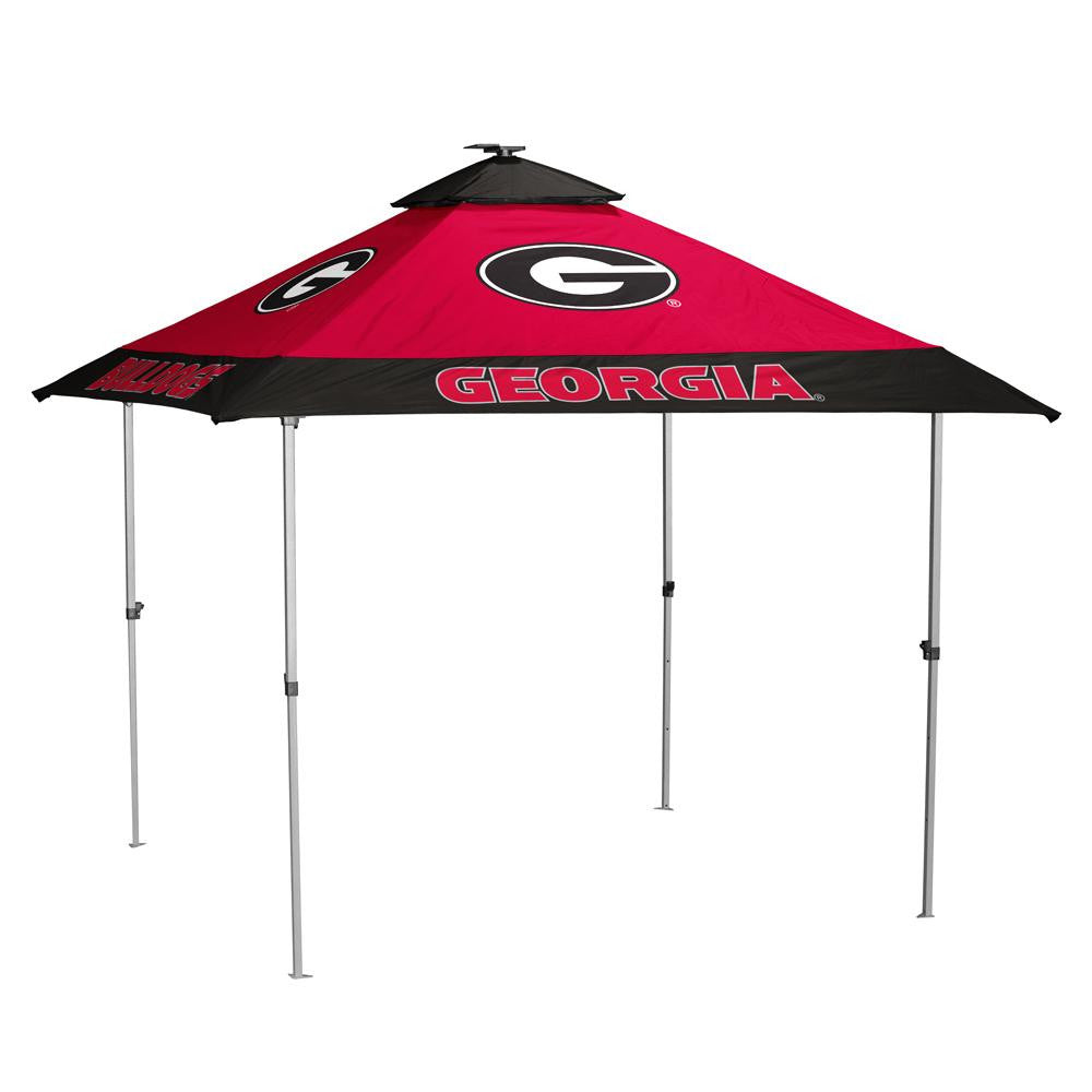 Georgia Bulldogs Ncaa One Person Easy Up Pagoda Tent