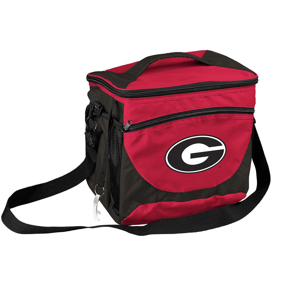 Ncaa Georgia Bulldogs 24 Can Cooler, Team Color, Small