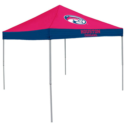Houston Cougars Ncaa 9' X 9' Economy 2 Logo Pop-up Canopy Tailgate Tent