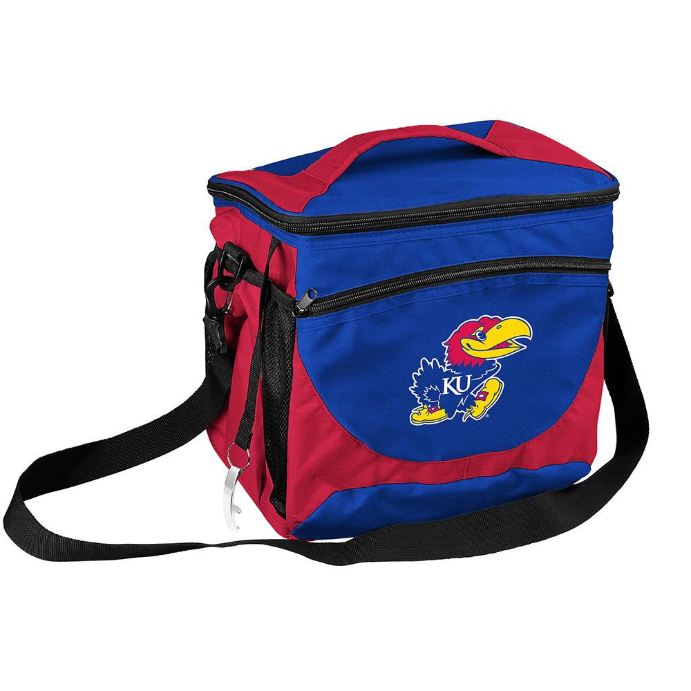 Ncaa Kansas Jayhawks 24 Can Cooler, Team Color, Small