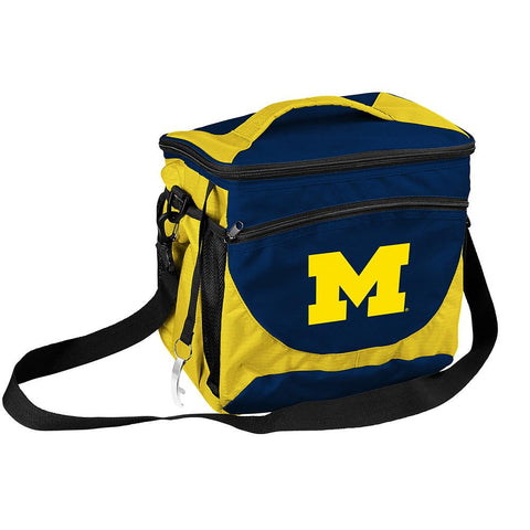Ncaa Michigan Wolverines 24 Can Cooler, Team Color, Small