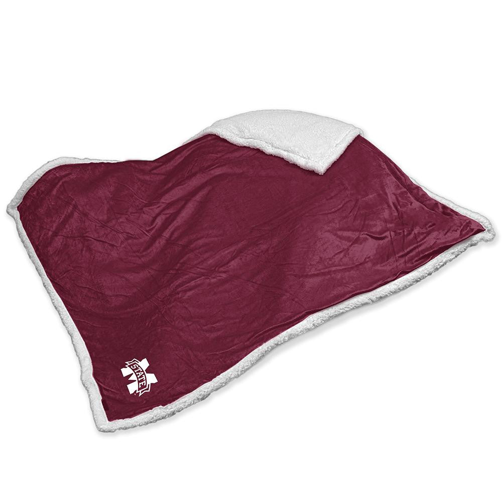 Mississippi State Bulldogs Ncaa Soft Plush Sherpa Throw Blanket (50in X 60in)