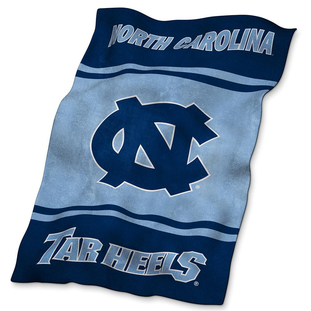 North Carolina Tar Heels Ncaa Ultrasoft Fleece Throw Blanket (84in X 54in)