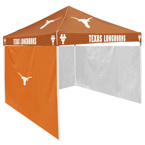 Texas Longhorns Ncaa Colored 9'x9' Tailgate Tent With Side Wall