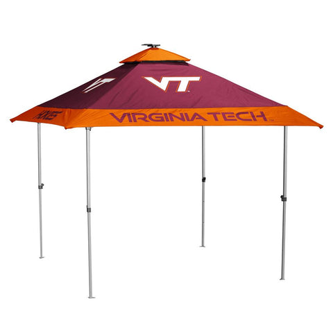 Virginia Tech Hokies Ncaa One Person Easy Up Pagoda Tent
